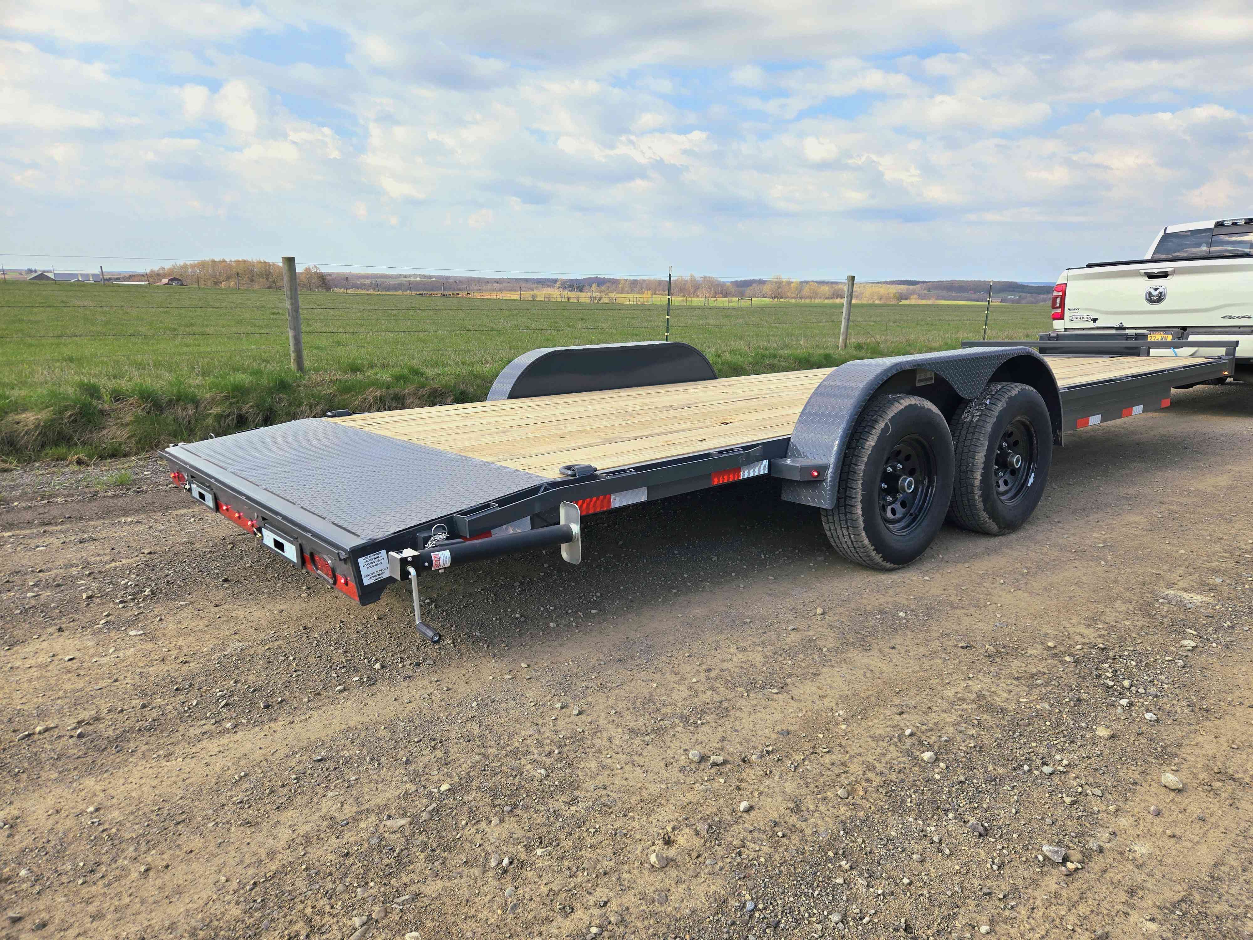 7' x 22' Car Hauler Trailer - Thumbnail 4